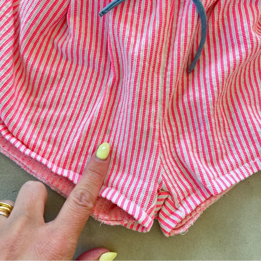 ZARA BABY Striped Hot Pink Shorts 18-24m - Picture 3 of 4